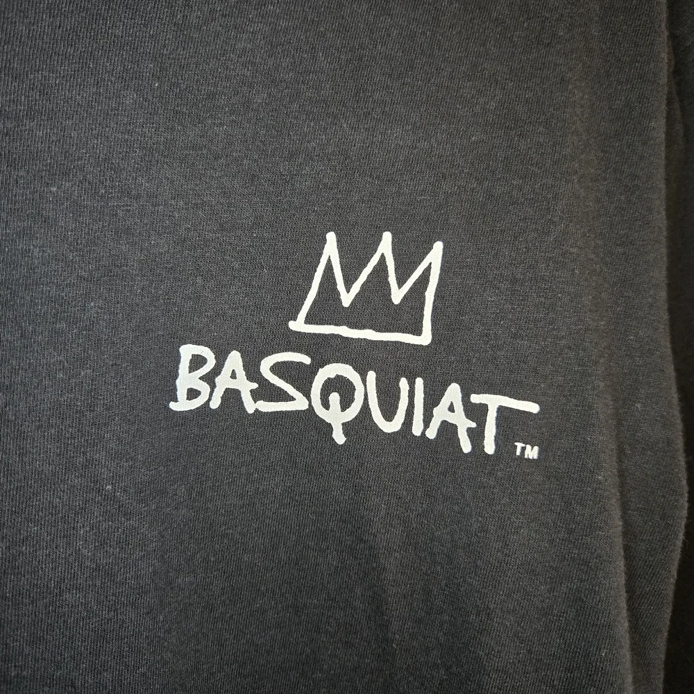 GAP X Jean-Michel Basquiat Men's Black Longsleeve T-shirt Size Small Modern Art - Picture 4 of 8